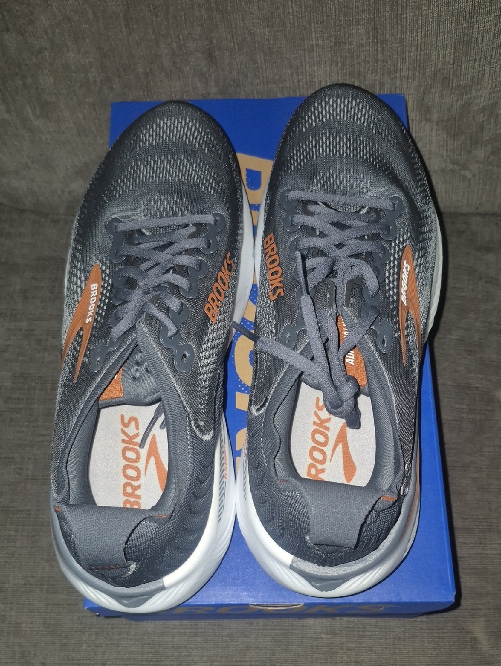 Brooks Adrenaline GTS 25 Men’s 10.5 D Bomb Pop Grey NIB - Picture 5 of 6